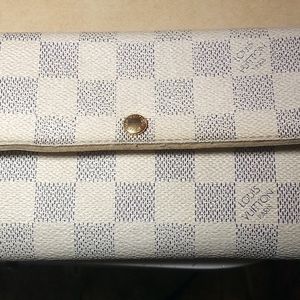 Authentic louis vuitton azur wallet Pre-owned
